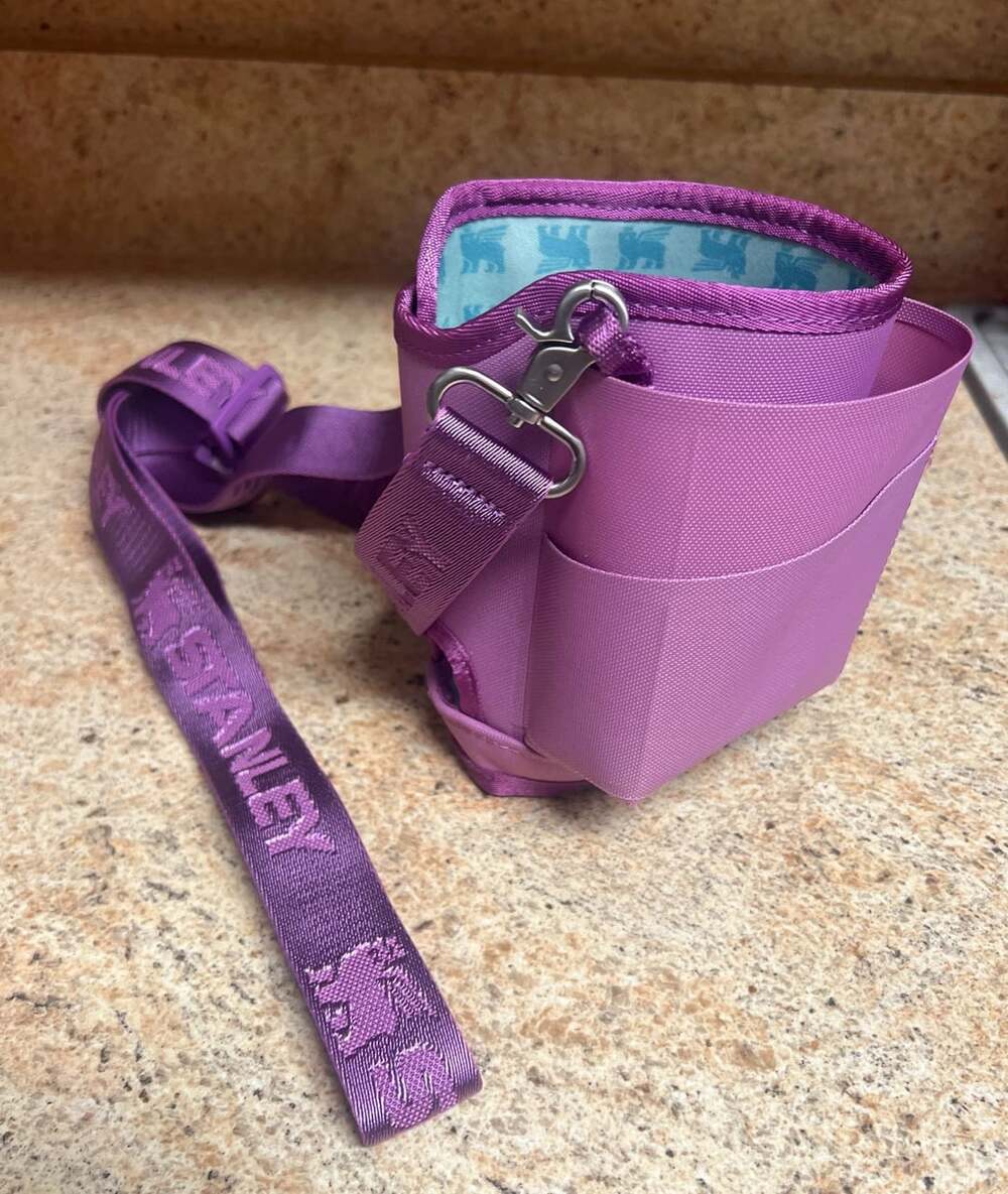 Stanley All Day Quencher Carry All for 30 oz Tumbler Handle Crossbody Bag Lilac